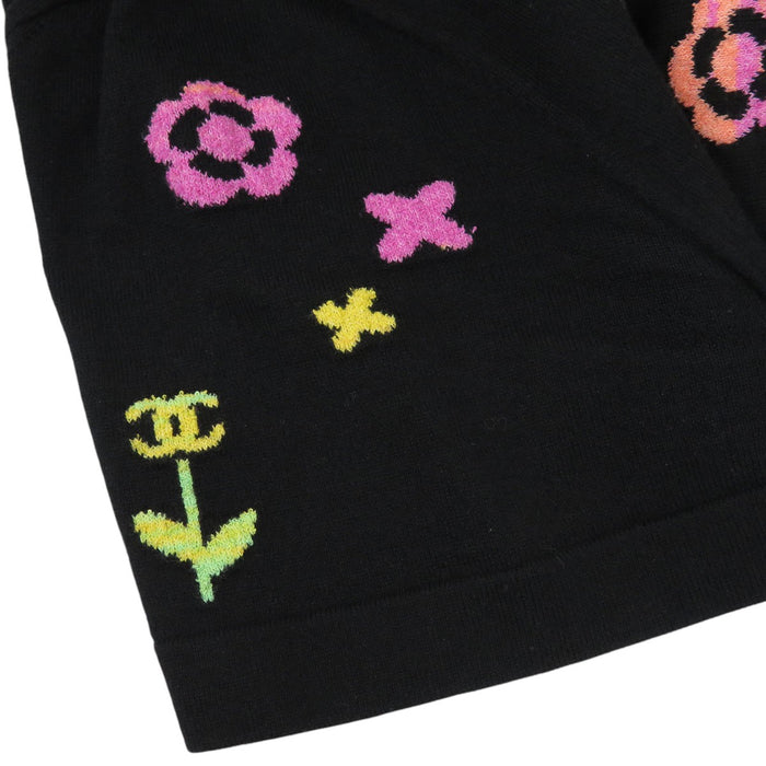 CHANEL 
COCO CC コットン 
ココマーク マルチロゴ ショートスリーブ ニット