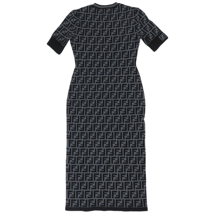 FENDI 
FF 
ズッカ柄 ニット 半袖 ワンピース