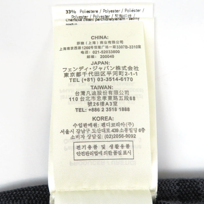 FENDI 
FF 
ズッカ柄 ニット 半袖 ワンピース