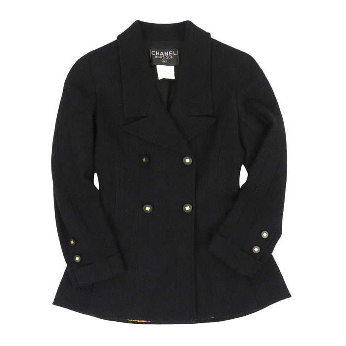 CHANEL 
96A COCO CC ココボタン ヴィンテージ ロゴ 
ココマーク ツイード ジャケット
