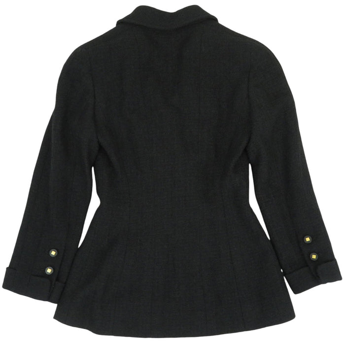 CHANEL 
96A COCO CC ココボタン ヴィンテージ ロゴ 
ココマーク ツイード ジャケット