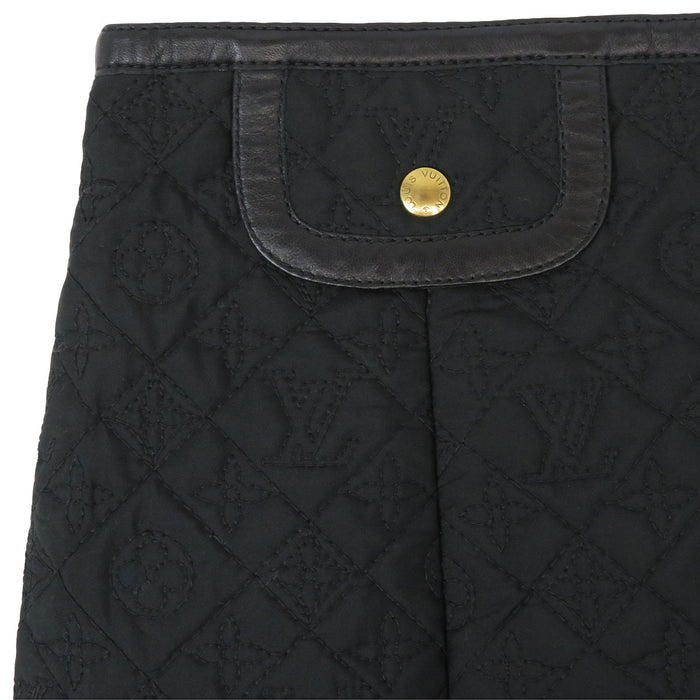 路易威登  
LV 標誌 全圖案 皮革飾邊 RW062W WJSK08PJP  
Monogram 絎縫 包裙