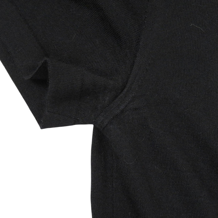 CHANEL 
05A COCO CC カシミヤ シルク 
ココマーク マトラッセ ポケット ショートスリーブ ニット