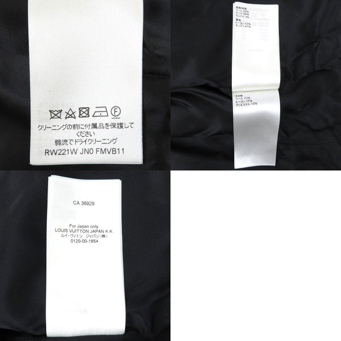 LOUIS VUITTON 
LVサークル ワッペン エンブレム 
モノグラム ツイード ジャケット