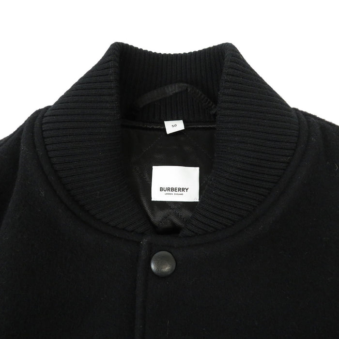 BURBERRY 
ウール ライン 
ロゴ エンブロイダリー 中綿 スタジャン