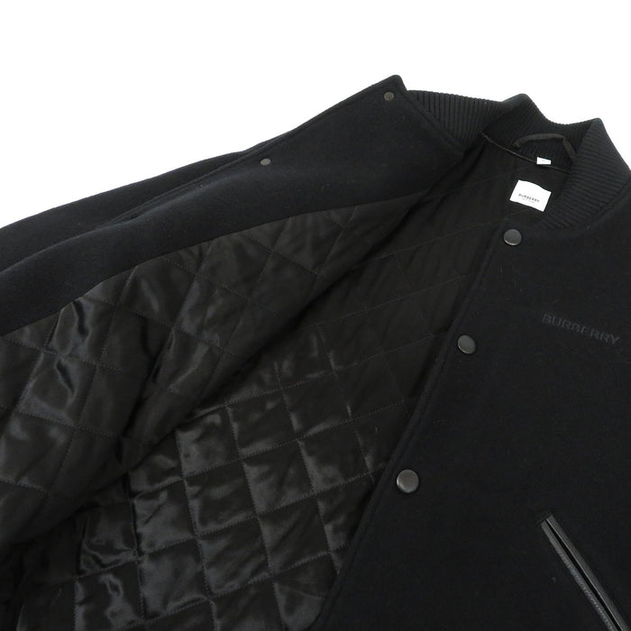 BURBERRY 
ウール ライン 
ロゴ エンブロイダリー 中綿 スタジャン