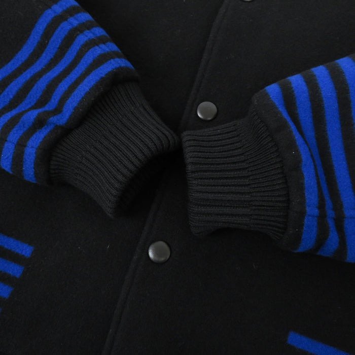 BURBERRY 
ウール ライン 
ロゴ エンブロイダリー 中綿 スタジャン