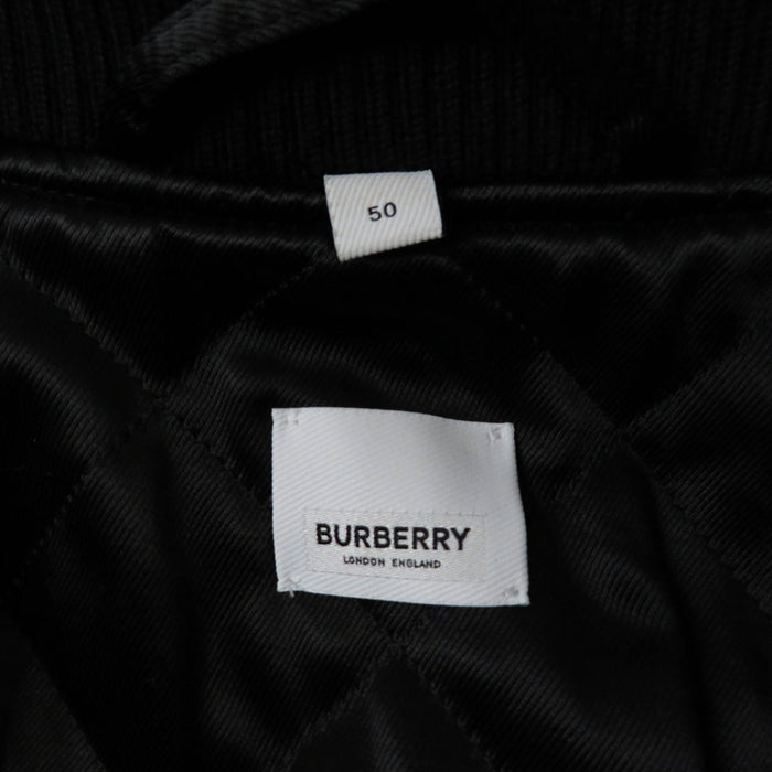 BURBERRY 
ウール ライン 
ロゴ エンブロイダリー 中綿 スタジャン
