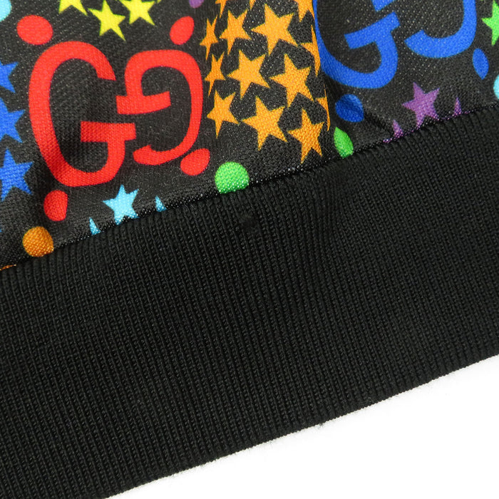 GUCCI 
ロゴ 総柄 フーディ スター メッシュ 
GG サイケデリック ジップアップ パーカー