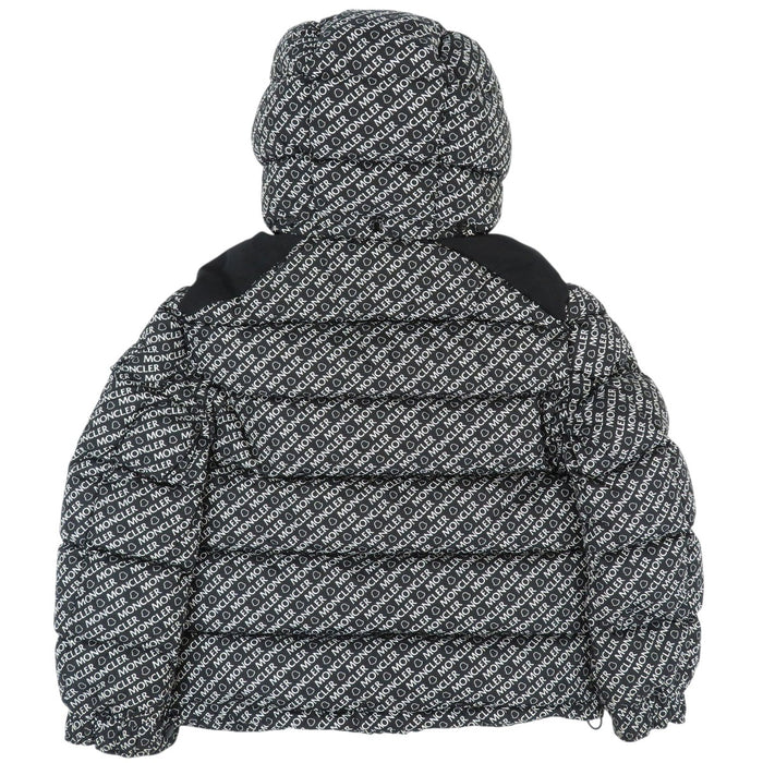 MONCLER 
Blouson matelassé MAIRE avec logo écusson et motif intégral