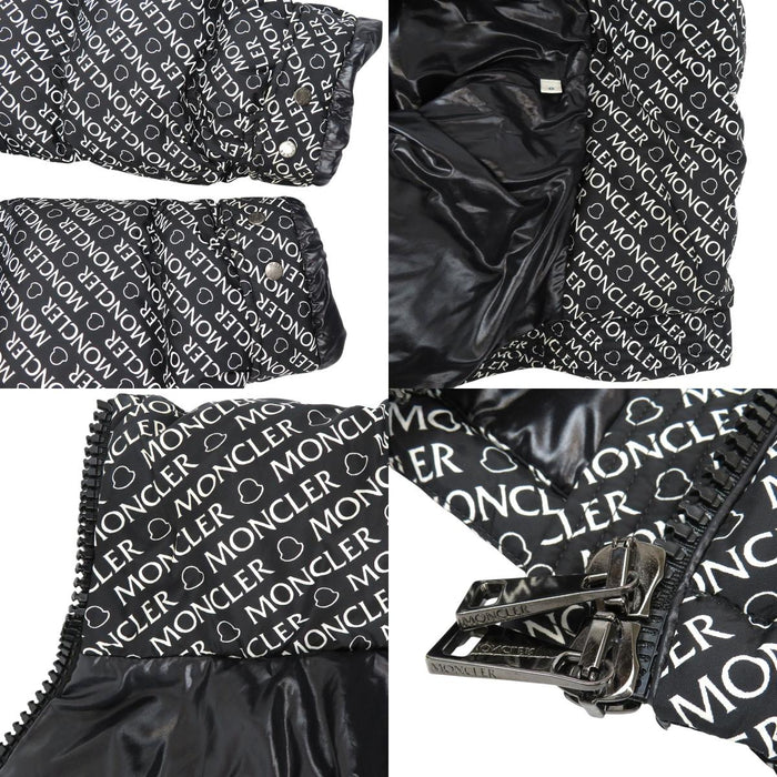 MONCLER 
Blouson matelassé MAIRE avec logo écusson et motif intégral