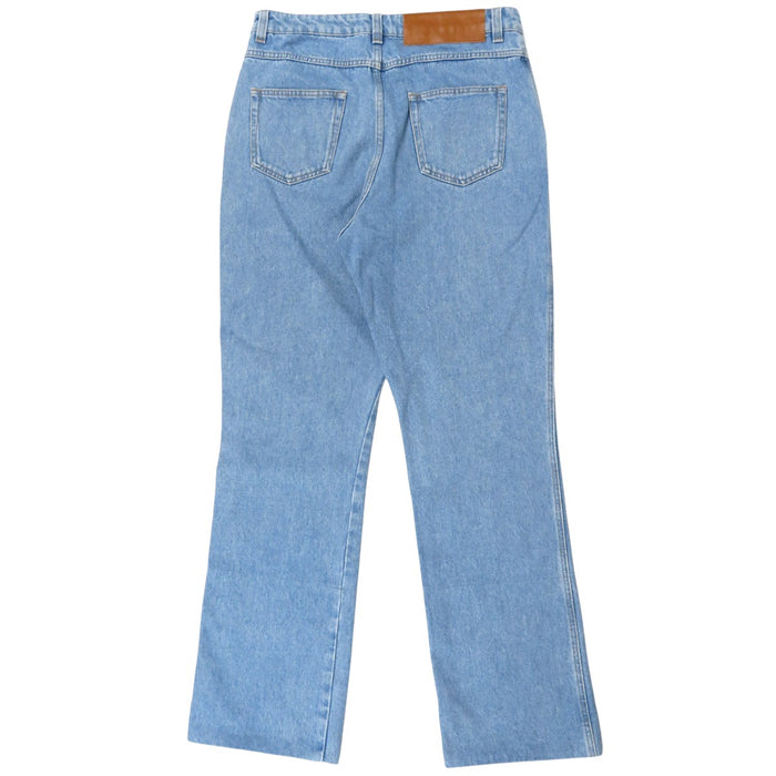 LOEWE 
ストレート コットン 
ロゴパッチ デニムパンツ