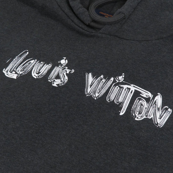 LOUIS VUITTON 
Felpa con cappuccio 
Felpa con stampa logo