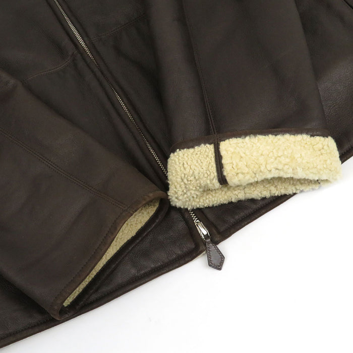 HERMES 
Pelle di montone 
Giacca in montone