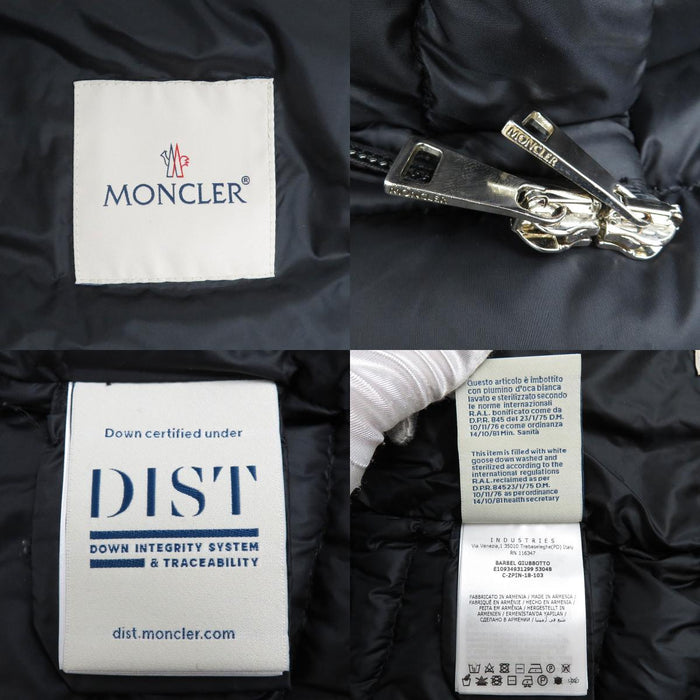 MONCLER 
ワッペン ダブルジップ フード 
BARBEL バルベル ライト ダウンコート