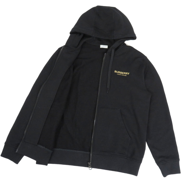 BURBERRY 
Sweatshirt Cotton 
Logo Print Zip-up Hoodie