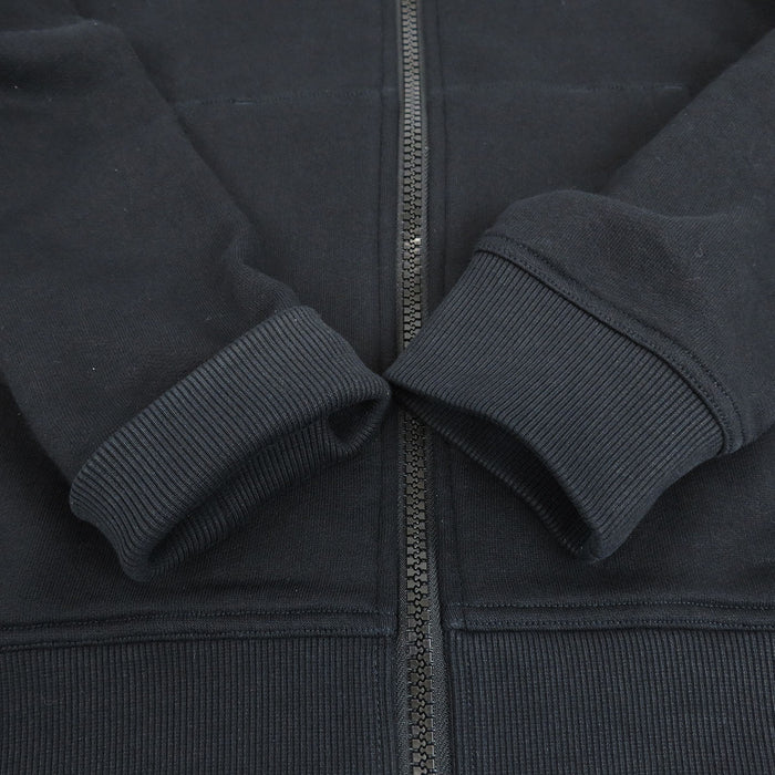 BURBERRY 
スウェット コットン 
ロゴ プリント ジップアップ フーディ