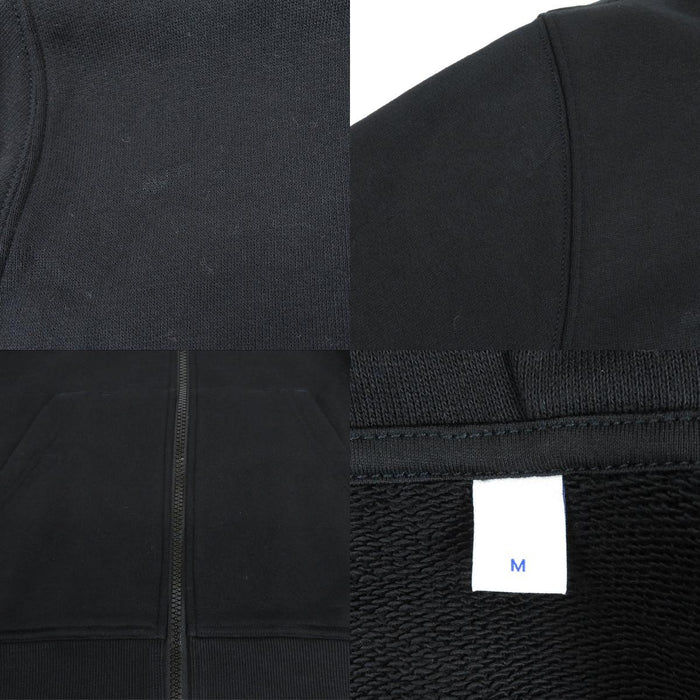 BURBERRY 
スウェット コットン 
ロゴ プリント ジップアップ フーディ