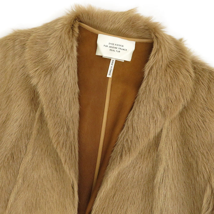 HERMES 
キッドスキン ベルト 
ベルテッド ファー コート