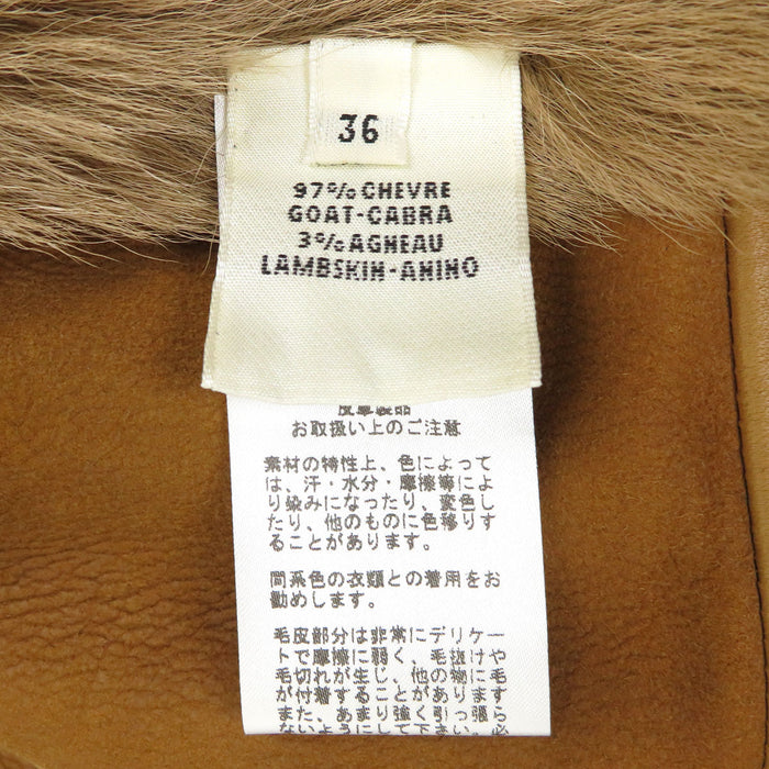 HERMES 
キッドスキン ベルト 
ベルテッド ファー コート