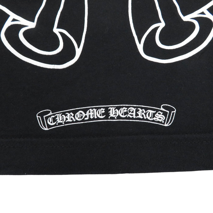 CHROME HEARTS 
CH Croce Floreale Cotone 
Maglietta a maniche lunghe con stampa Ferro di Cavallo