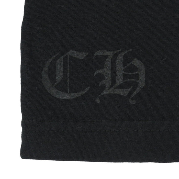 CHROME HEARTS 
CH Croce Floreale Cotone 
Maglietta a maniche lunghe con stampa Ferro di Cavallo