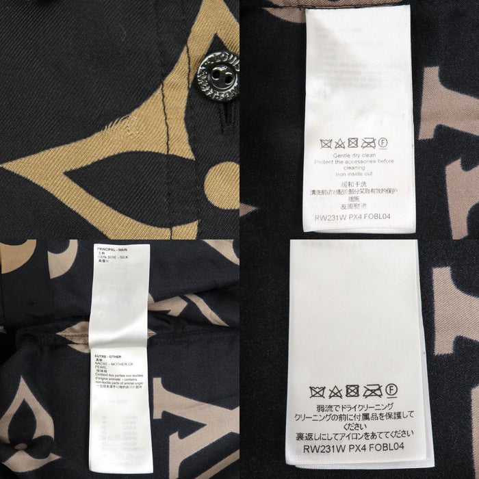 路易威登 LV 标志 全图案 RW231W PX4 FOBL04 混合字母图案 男士衬衫