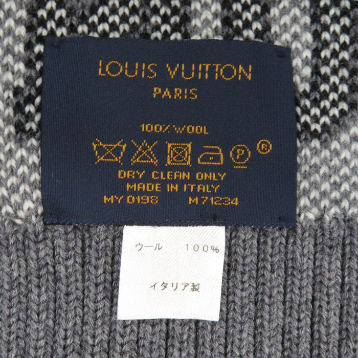 LOUIS VUITTON 
ウール エシャルプ 
ロゴ マフラー