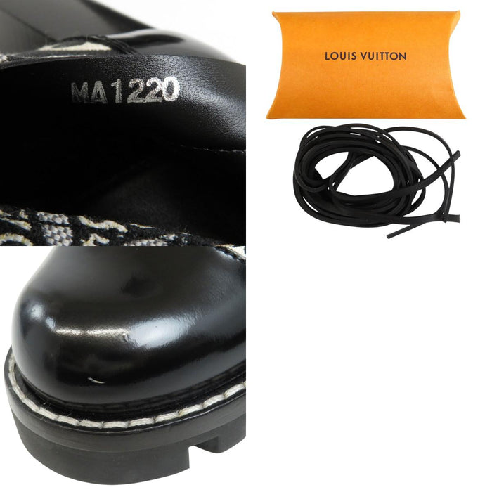 路易威登  
LV 1854 標誌 蕾絲綁帶  
星軌 踝靴  
經典花紋