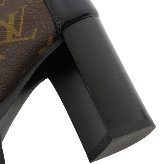 LOUIS VUITTON 
LV レースアップ レザー 
スタートレイル ライン アンクルブーツ 
モノグラム