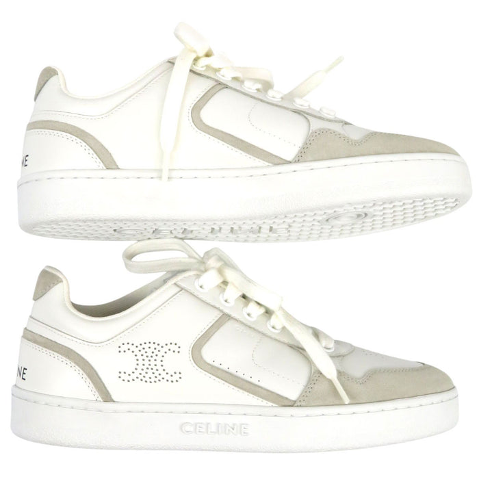 CELINE 
ロゴ ローカット レザー 
CT-10 トリオンフ スニーカー