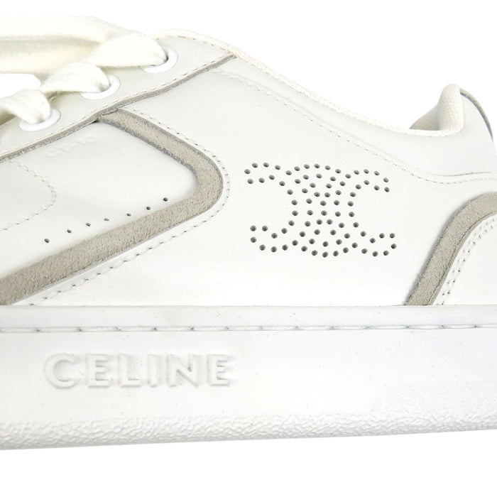 CELINE 
Logo Basse en Cuir 
CT-10 Triomphe Baskets