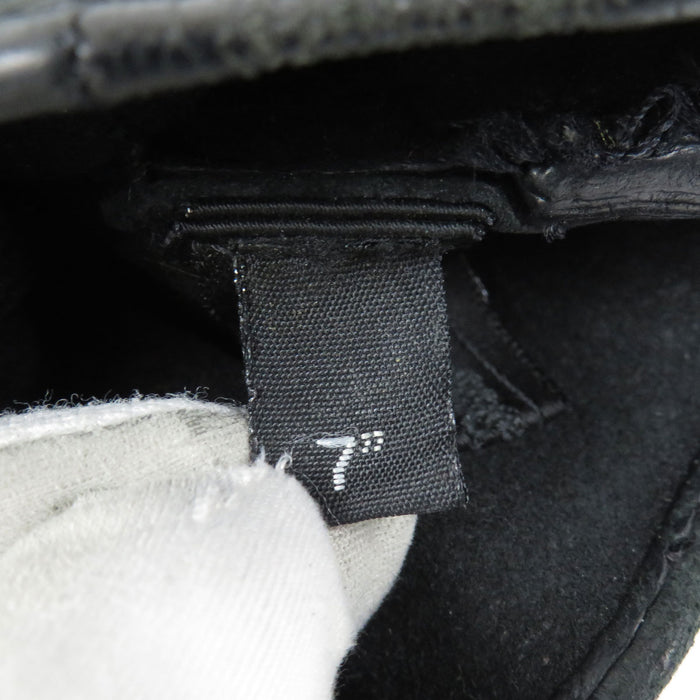 CHROME HEARTS 
CH Plus 
Gants en cuir avec bouton fer à cheval