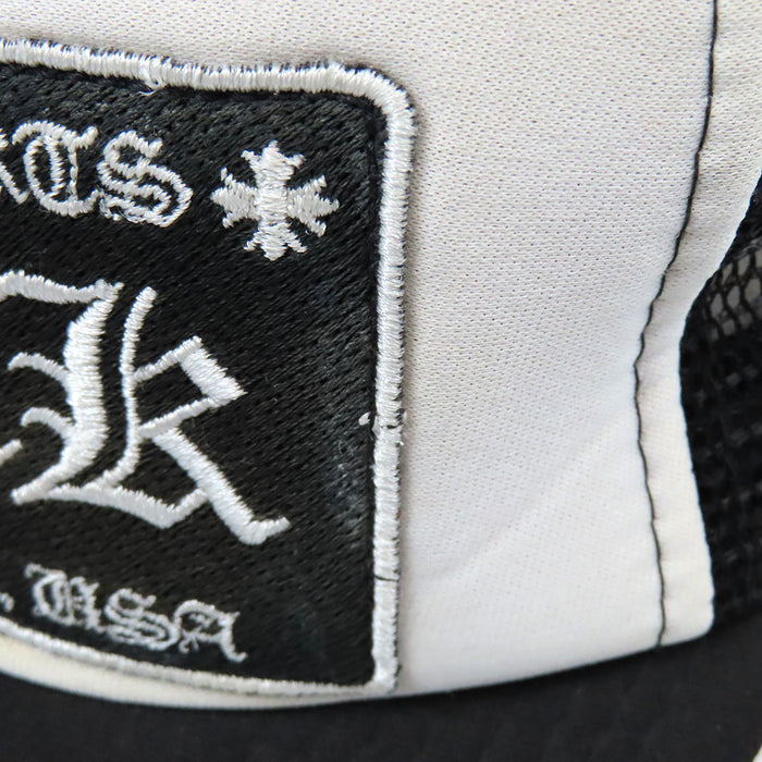 CHROME HEARTS 
CH クロスボール ヴィンテージ 
ロゴ 刺繍 トラッカー キャップ
