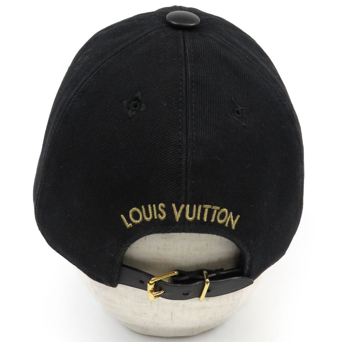 LOUIS VUITTON 
Monogram Cotton 
Cap LV Iconic