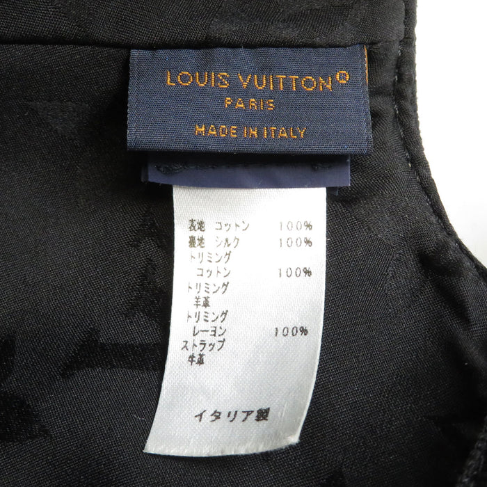 LOUIS VUITTON 
Monogram Cotton 
Cap LV Iconic