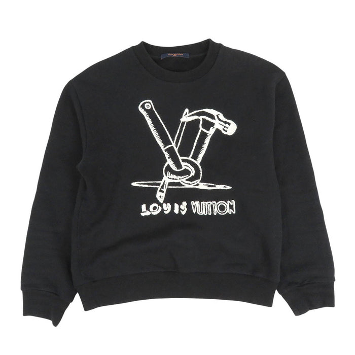 LOUIS VUITTON 
23AW LV コットン 
エンブロイダリー ロゴ スウェット