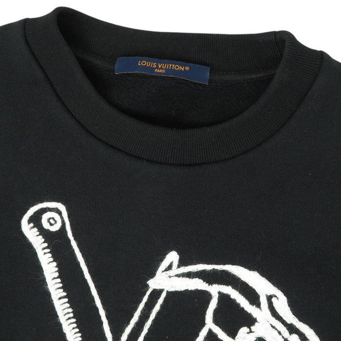 LOUIS VUITTON 
23AW LV コットン 
エンブロイダリー ロゴ スウェット