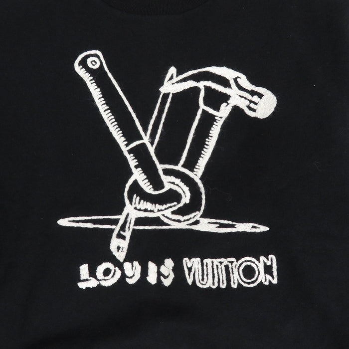 LOUIS VUITTON 
23AW LV コットン 
エンブロイダリー ロゴ スウェット