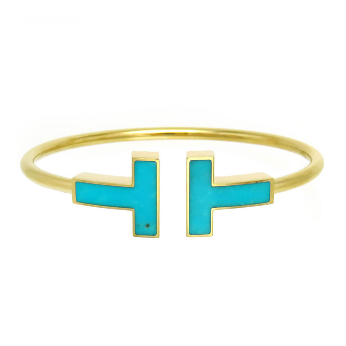 TIFFANY&Co. 
T ワイヤー ワイド ブレスレット