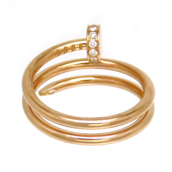 CARTIER 
ジュスト アン クル ダイヤモンド リング