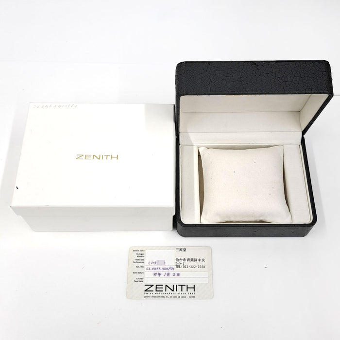 ZENITH 
Rainbow El Primero Blu 
Con scatola e garanzia