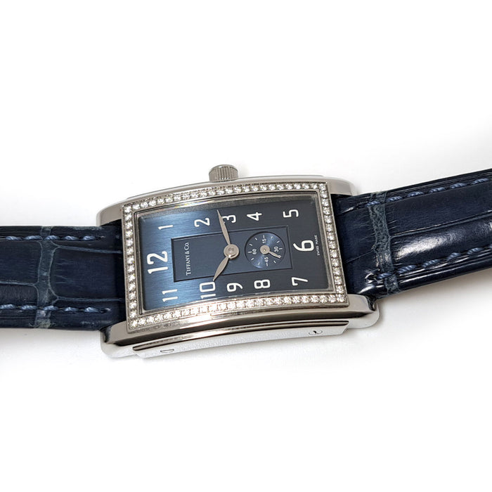 TIFFANY&Co. 大長方形 鑽石錶圈