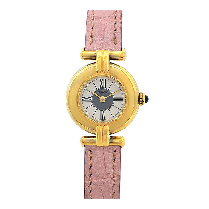 卡地亚  
Must de Cartier 玫瑰金镀银  
附盒