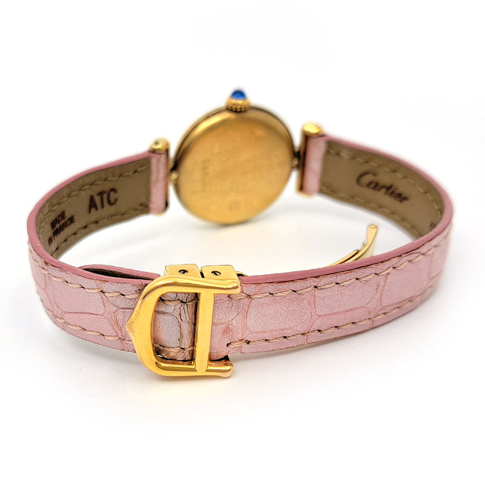 CARTIER 
Must de Colisée Vermeil 
With Box