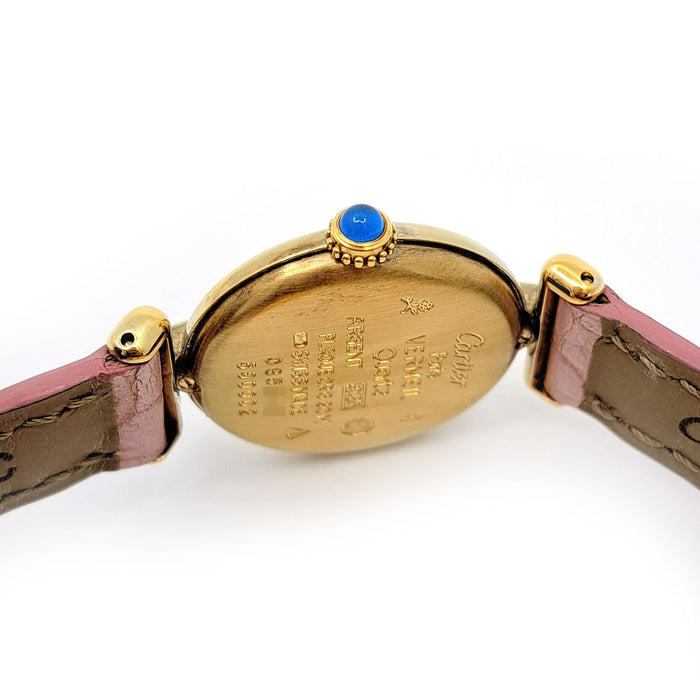 CARTIER 
Must de Colisée Vermeil 
With Box