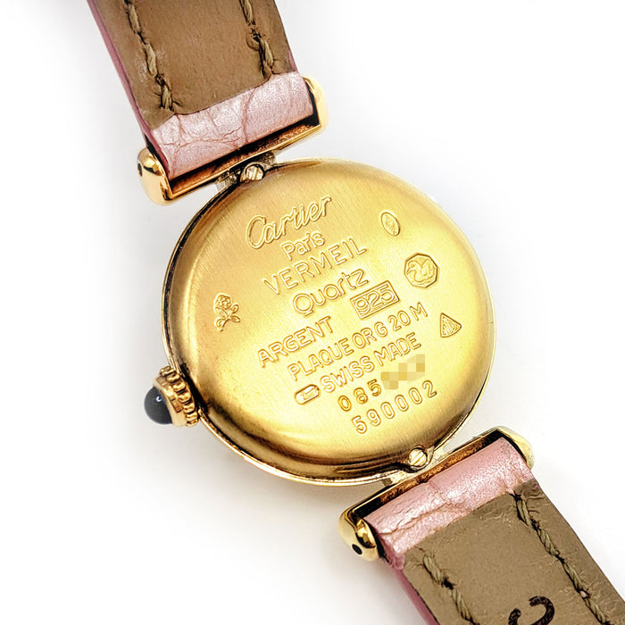 卡地亚  
Must de Cartier 玫瑰金镀银  
附盒