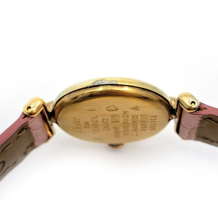 卡地亚  
Must de Cartier 玫瑰金镀银  
附盒