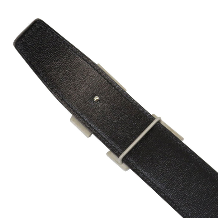 HERMES 
アッシュ B刻印 レザー シルバーカラー金具 2023年製 
H テイクオフ リバーシブル ベルト 32MM