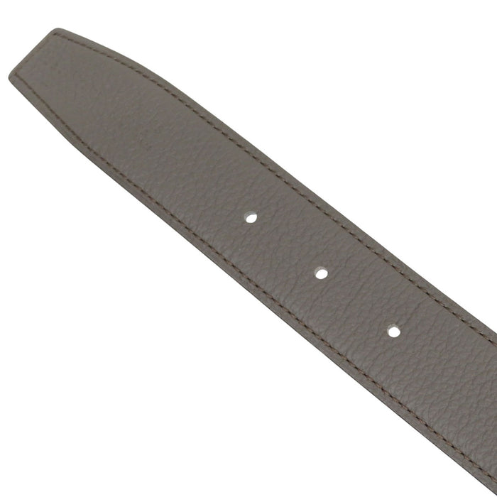 HERMES 
アッシュ B刻印 レザー シルバーカラー金具 2023年製 
H テイクオフ リバーシブル ベルト 32MM